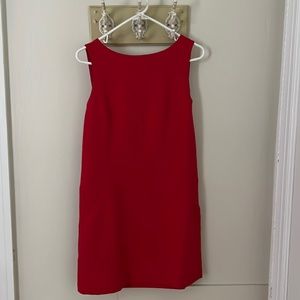 LOFT Sleeveless Red Dress